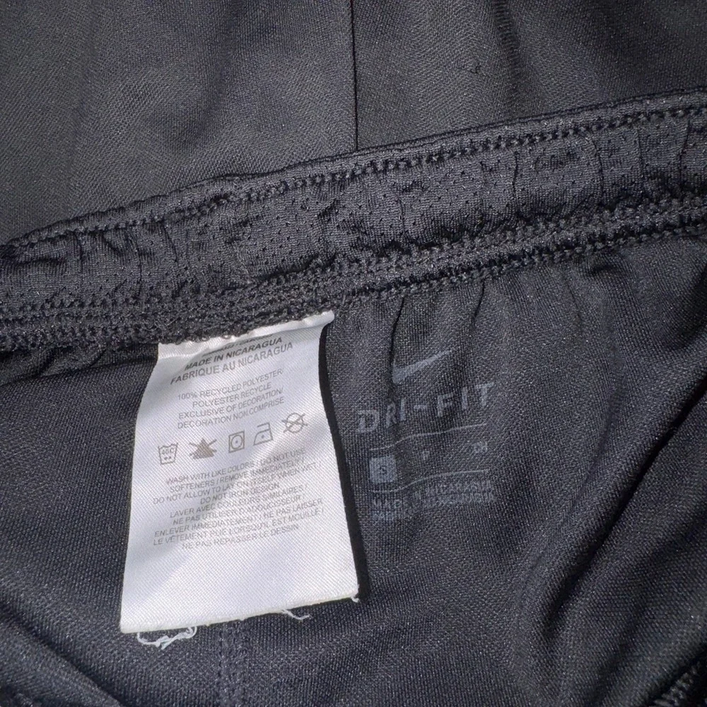 Nike Youth Black‎ & White Athletic Dri-Fit Shorts - Size Small